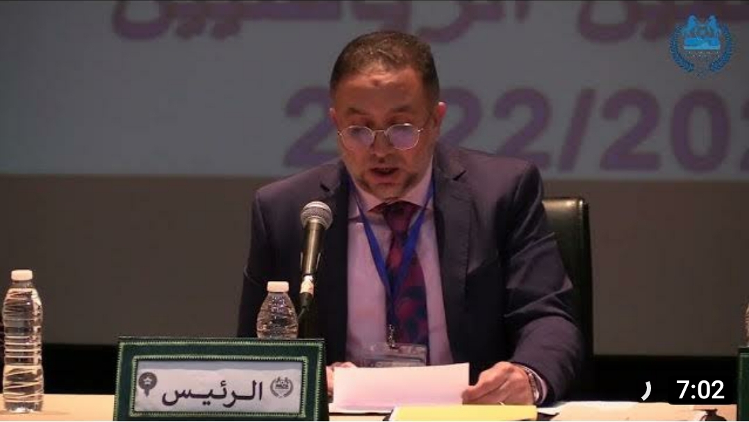 الكلمة الإفتتاحية للسيد رئيس عصبة الشاوية دكالة لكرة القدم خلال أشغال الجمع العام العادي